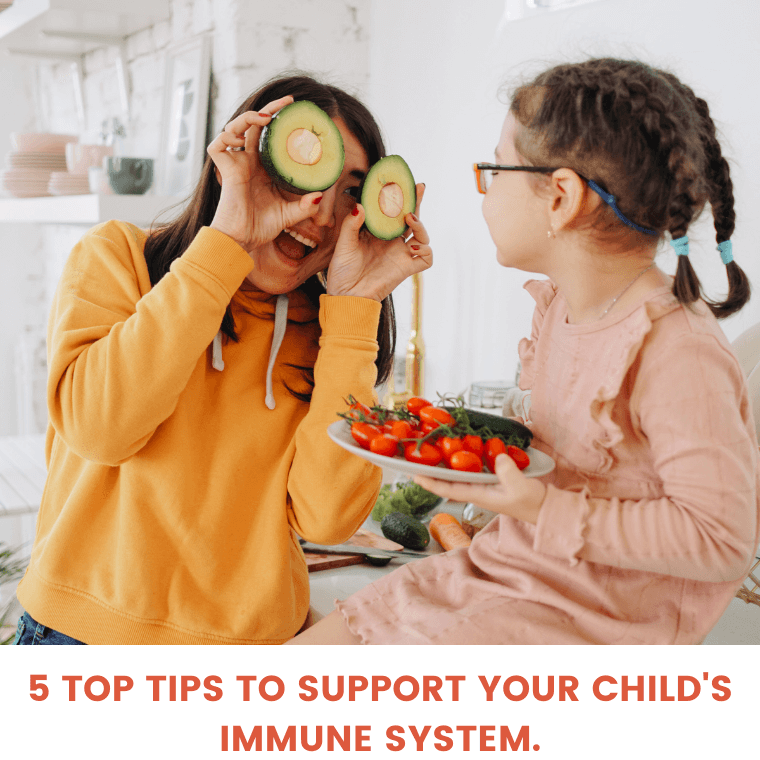 5 Top tips to support your childs immune system