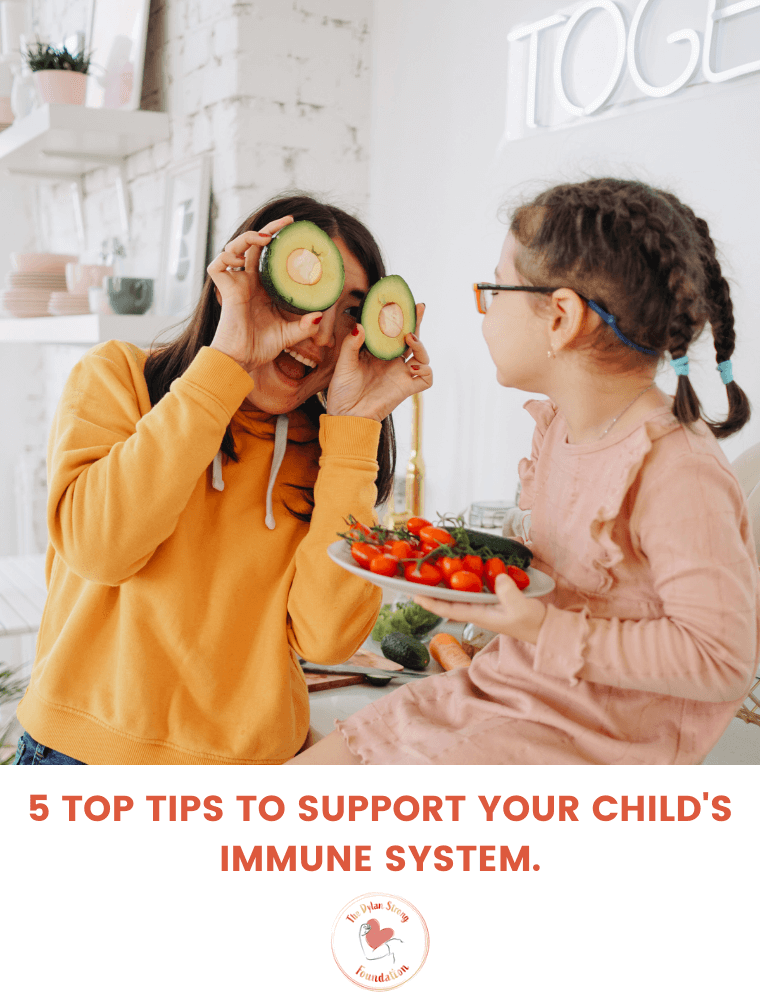 5 Top tips to support your childs immune system